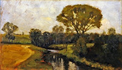Csendes patak (olaj a fedélzeten) alkotó: William Bright Morris