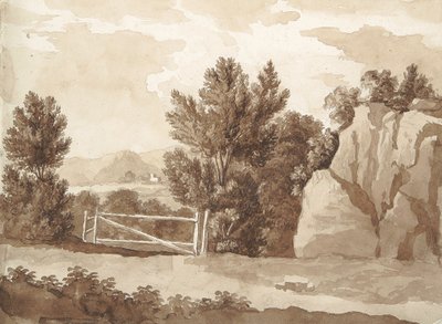 Verso: Tájjelenet alkotó: William Brockedon