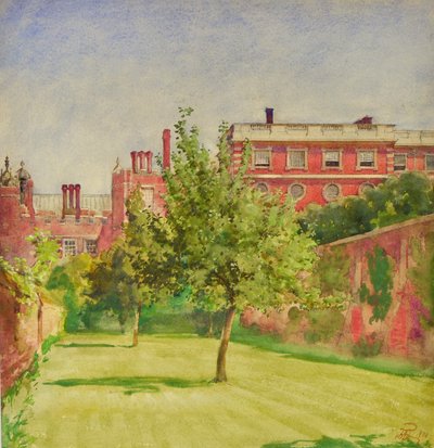 Hampton Court a privát kertből alkotó: William Bruce Ellis Ranken