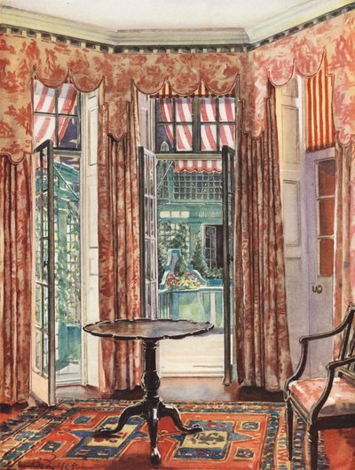 Belsőépítészet: (színes litográfia) alkotó: William Bruce Ellis Ranken
