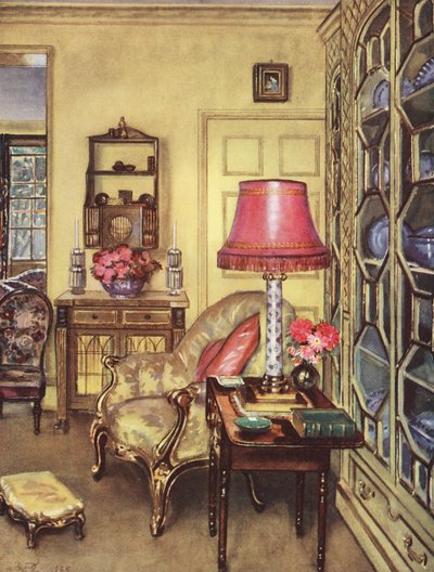 Belsőépítészet: (színes litográfia) alkotó: William Bruce Ellis Ranken