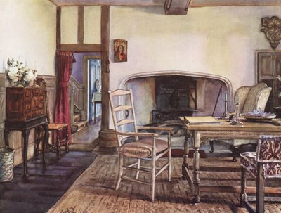 Belsőépítészet: (színes litográfia) alkotó: William Bruce Ellis Ranken