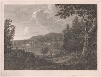 Fonthill, mint Mr. Beckford átalakításai előtt alkotó: William Byrne
