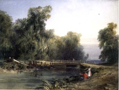 Gyermek horgászat alkotó: William Callow