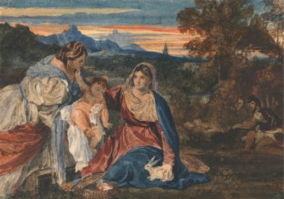 Madonna nyúllal alkotó: William Callow