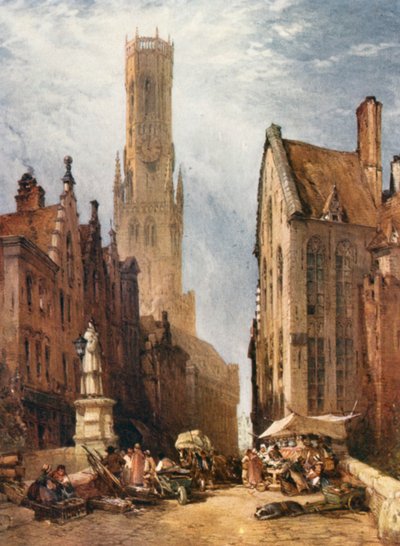 A brugge-i Belfry alkotó: William Callow