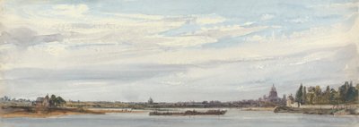 Kilátás Párizsra Charentonból alkotó: William Callow