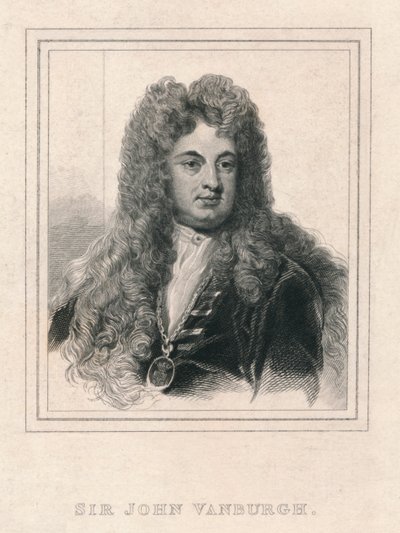 "Sir John Vanburgh", 1830. alkotó: William Camden Edwards