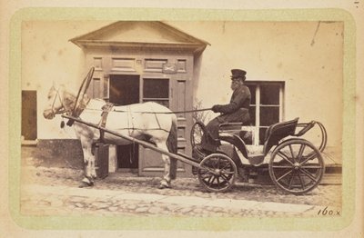 [Lóvontatású kocsit vezető férfi] alkotó: William Carrick