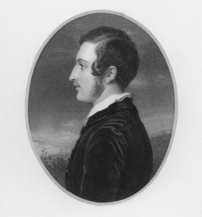 Albert herceg, húsz évesen (metszet) alkotó: William Charles (after) Ross