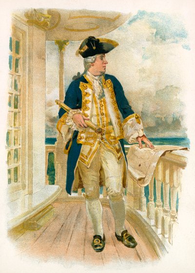 Admirális, 18. század alkotó: William Christian Symons
