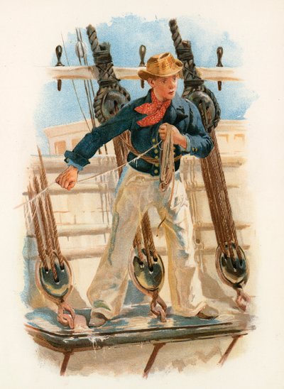 A led felhúzása, 18. század alkotó: William Christian Symons