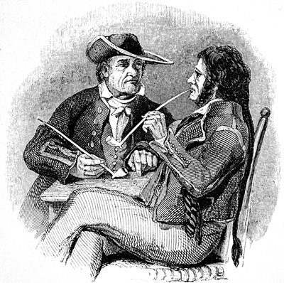 Régi sók (tengerészek, tengerészek), élvezik a pipát alkotó: William Clarkson (manner of) Stanfield