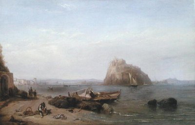 Kilátás Ischiára (olaj, vászon) alkotó: Clarkson Frederick Stanfield