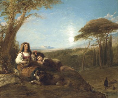 Ave Maria jelenetek Tivoli közelében alkotó: William Collins