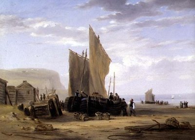 Yarmouth partjainál (egy a párból) alkotó: William Collins