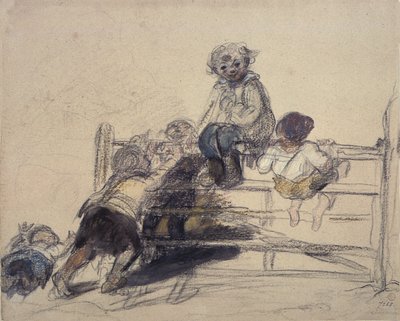 Vázlat a Boldog mint királyhoz, 19. század (rajz) alkotó: William Collins