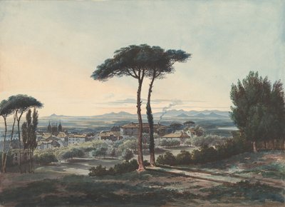 Frascati, Róma közelében, 1819. alkotó: William Cowen