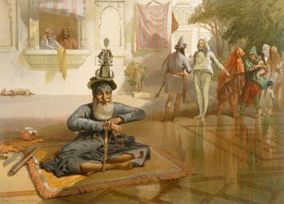 Akali a szent tartályban, Amritsar, az 