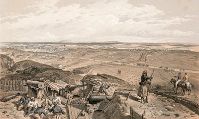 Bastoni du Mat a központi bástyáról alkotó: William Crimea Simpson
