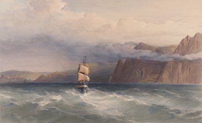 ?Aiya-fok. Északra néz Balaklava felé? alkotó: William Crimea Simpson