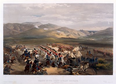 A Nehézdandár rohama a balaclavai csatában, 1854 alkotó: William Crimea Simpson