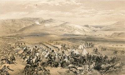 A nehézlovas dandár parancsnoksága, 1854. október 25 alkotó: William Crimea Simpson