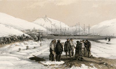 Sírok a balaklavai kikötő fejénél alkotó: William Crimea Simpson