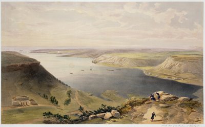 Sebastopol kikötőjének északi oldala, "The Seat of War Kelet" lemez, kocsma. Paul und Dominic Colnaghi és Társa, 1856 alkotó: William Crimea Simpson