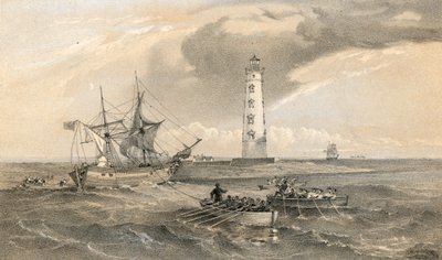 A világítótorony a Chersonese-foknál, dél felé nézve alkotó: William Crimea Simpson