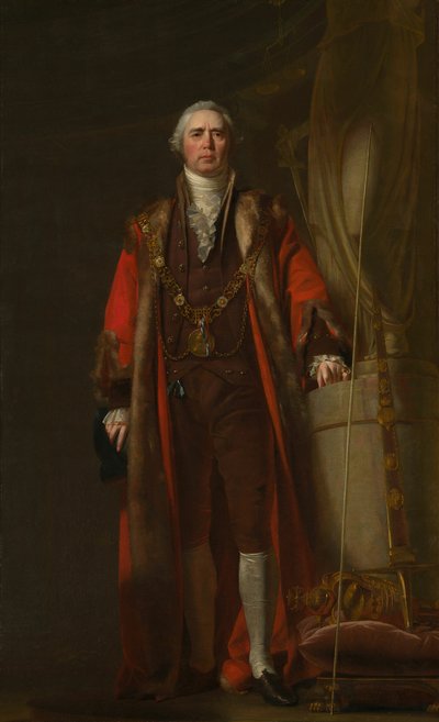 Charles Thorp, mint Dublin főpolgármestere, c. 1800. alkotó: William Cuming