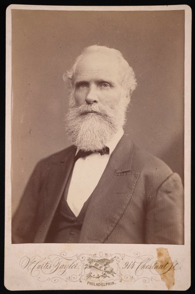 Garland Carr Broadhead portréja 1827-1912, 1884 előtt. alkotó: William Curtis Taylor