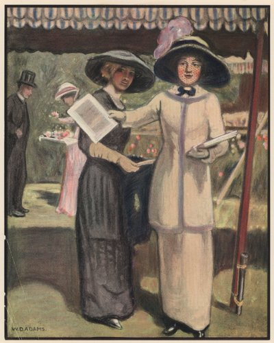 The Charity Bazaar, "Nincs változás" (színes litó) alkotó: William Dacres Adams