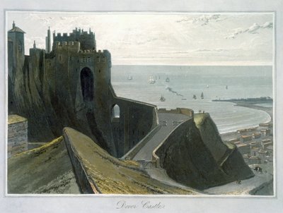 „Dover Castle”, Kent, 1823 alkotó: William Daniell