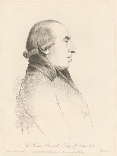 Dr. Thomas Barnard, Limerick püspöke alkotó: William Daniell