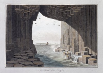 Fingal barlangjában, Staffában, Skóciában, 1829 alkotó: William Daniell