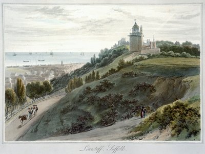 "Lowestoft, Suffolk", 1814-1825 alkotó: William Daniell