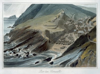 „Port Looe, Cornwall”, 1814-1825 alkotó: William Daniell
