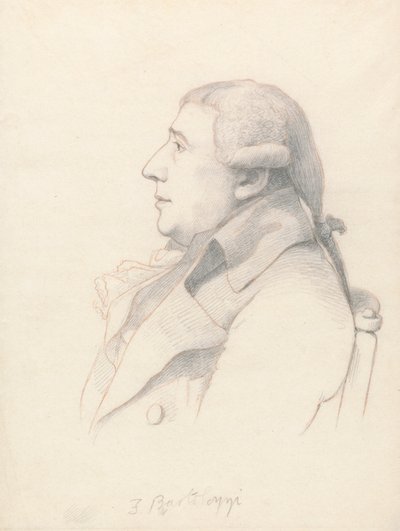 Francesco Bartolozzi portréja alkotó: William Daniell