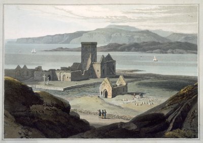 A ionai katedrális, az 1817-ben megjelent „Utazás Nagy-Britannia körül az 1814 és 1825 között” című könyvből (akvatinta) alkotó: William Daniell
