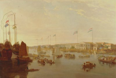 Az európai gyárak, Kanton alkotó: William Daniell