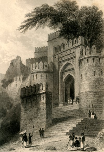 A Kulnhuttea-kapu, Rotas Gur, 1835. alkotó: William Daniell