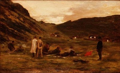 A lövésztáv (olaj, papír) alkotó: William Darling McKay