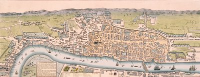 London térkép, c1563 alkotó: William Darton
