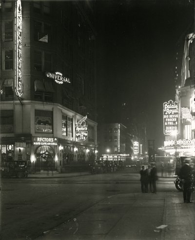48th Street a Broadway és a Seventh Avenue között, 1917 alkotó: William Davis Hassler