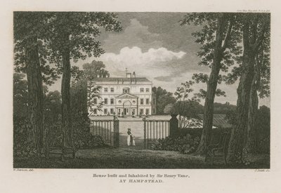 Sir Henry Vane építette és lakott háza Hampsteadben alkotó: William Davison