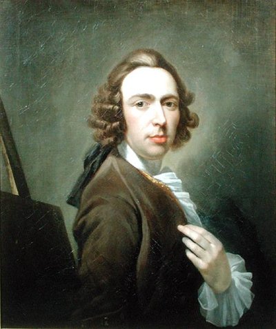 Önarckép, 1750 körül (olaj, vászon) alkotó: William Delacour