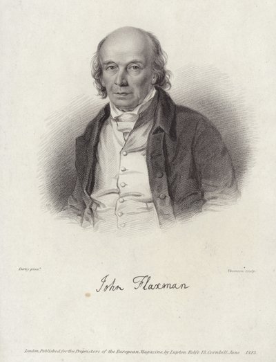 John Flaxman portréja alkotó: William Derby