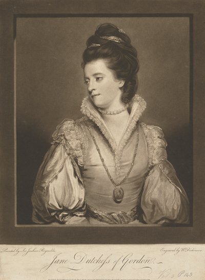 Jane Gordon (született Maxwell), Gordon hercegnője alkotó: William Dickinson