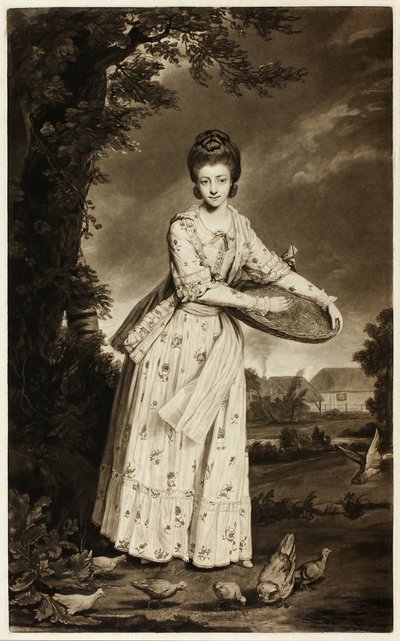 Mrs. Pelham eteti a csirkéket alkotó: William Dickinson